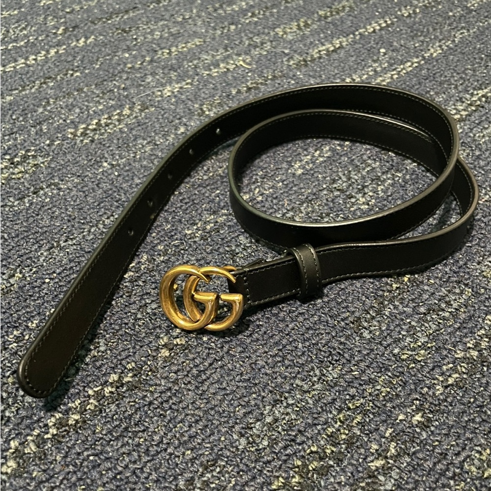 Authentic Gucci GG Belt Size 80